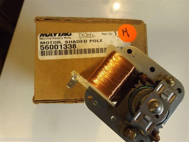 Maytag Microwave 56001338 Motor, Shaded Pole NEW IN BOX Maytag Microwave 56001338 Motor, Shaded Pole NEW IN BOX